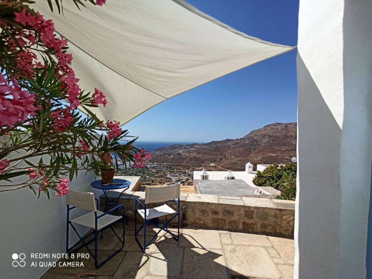 Traditional Stone House With Breathtaking View Serifos Town 外观 照片
