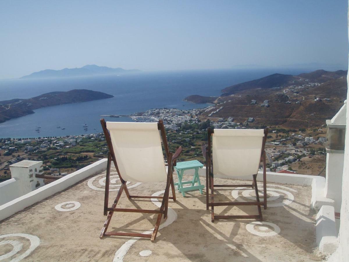 Traditional Stone House With Breathtaking View Serifos Town 外观 照片